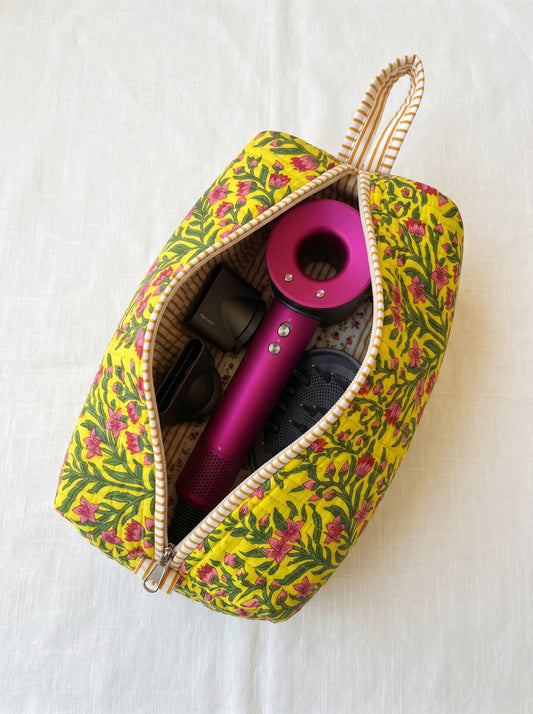 Yellow Botanical –  Hair Styler Travel bag
