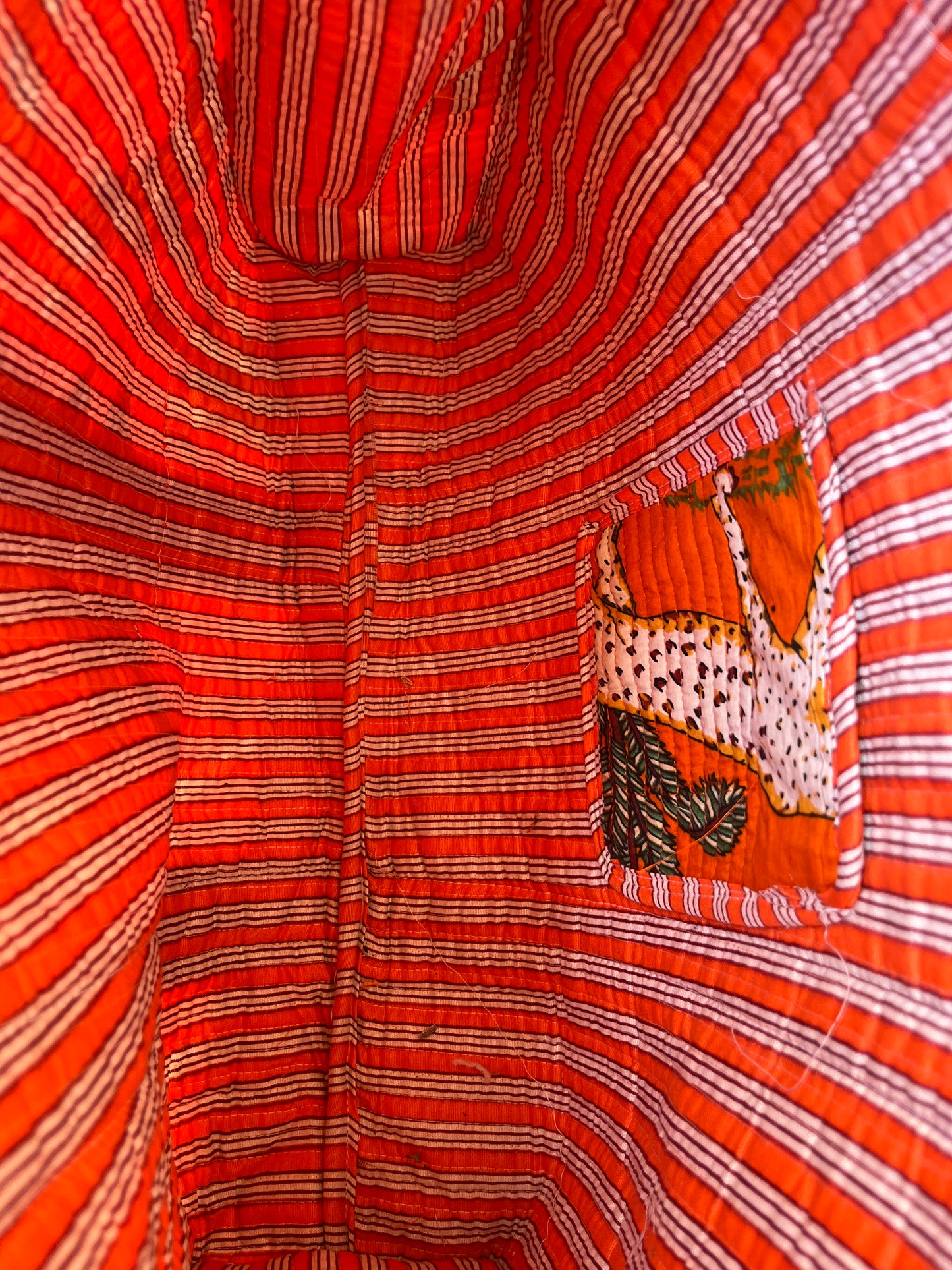 Orange Safari – Wander Tote Bag 18x18