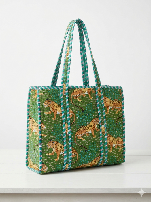 Emerald Green Wild – Muse Tote Bag 16X16