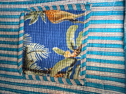 Indigo Blue Forest – Muse Tote Bag 16X16
