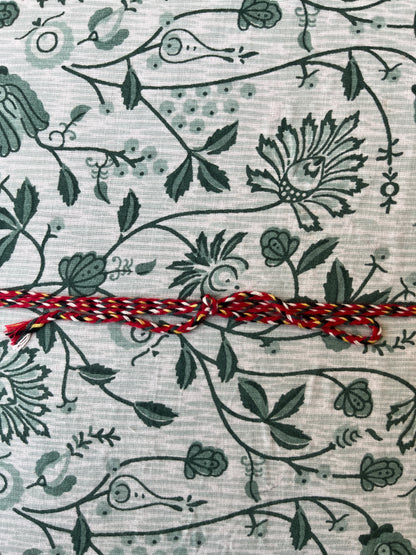 Green Floral – Handcrafted Journal