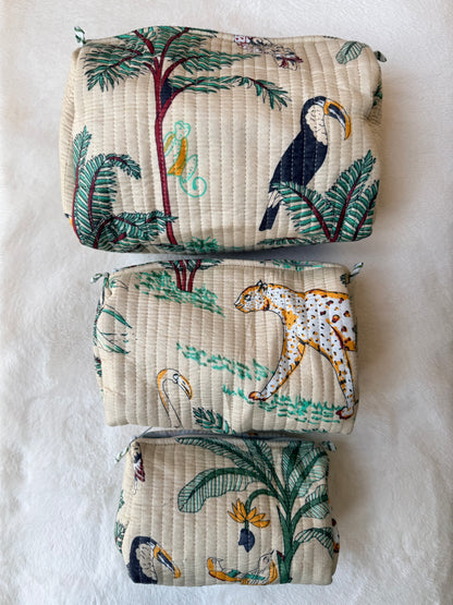 Beige Safari – Utility Pouch Pack of 3