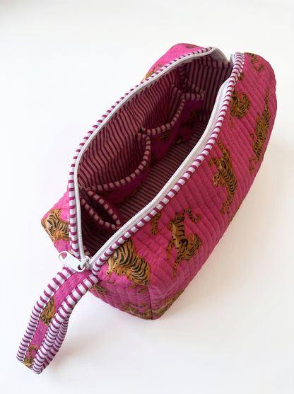 Cute Pink Tiger – Hair Styler Travel bag