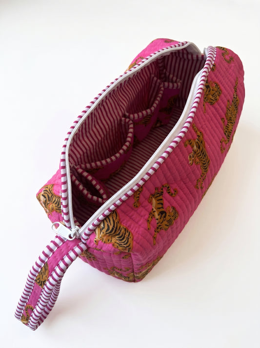 Cute Pink Tiger – Hair Styler Travel bag