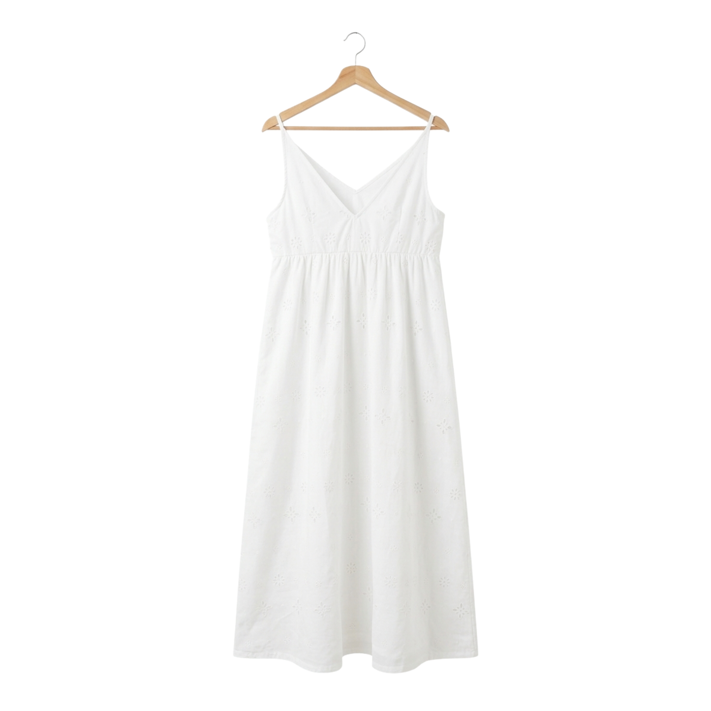 Lily Muse – White Eyelet Luxe Dress