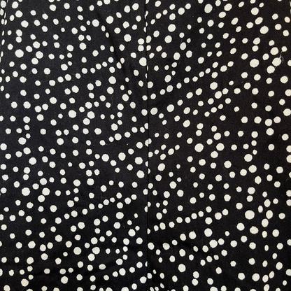 Polka Dot – Black & White Luxe Dress