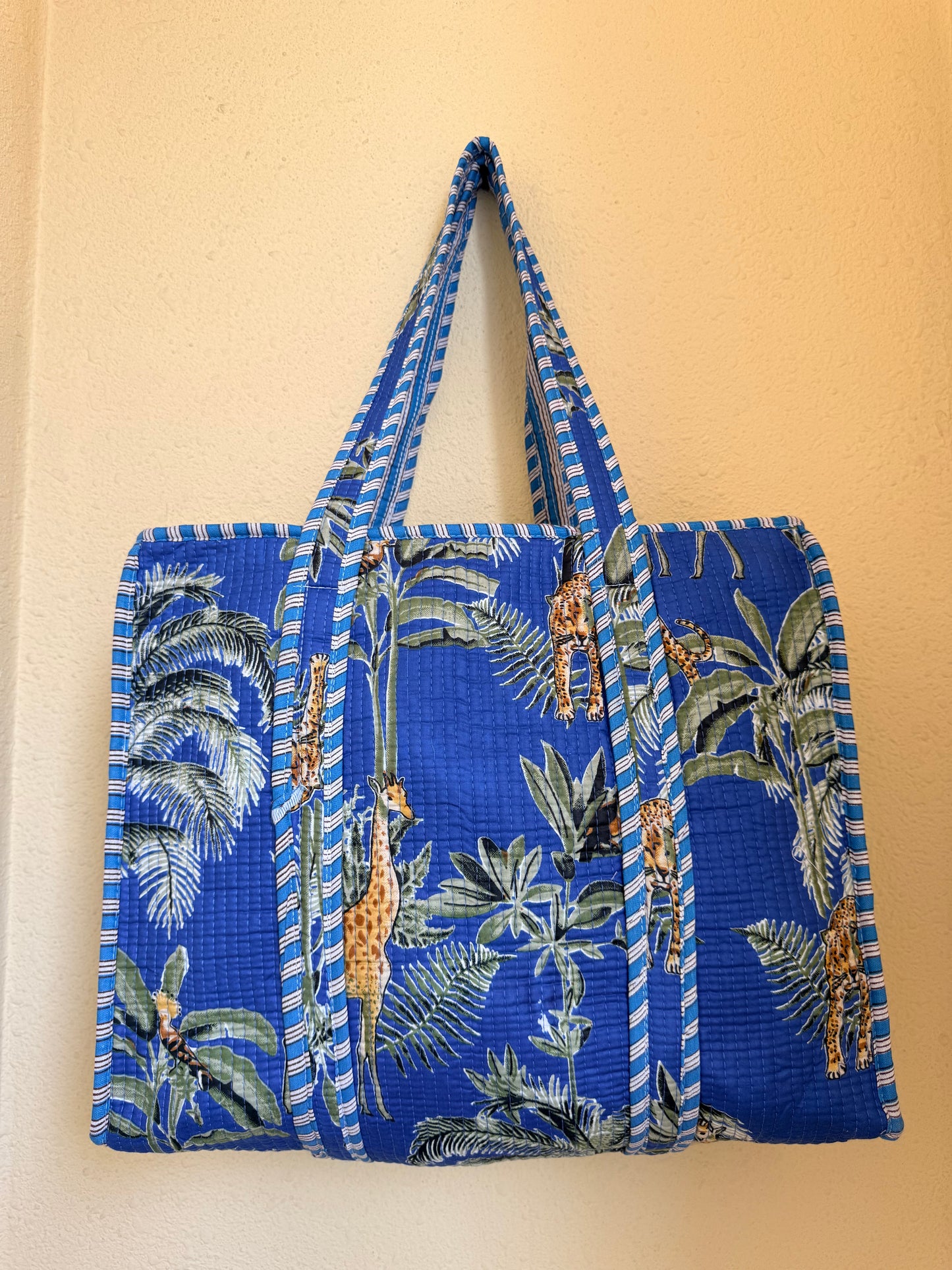 Indigo Blue Forest – Muse Tote Bag 16X16