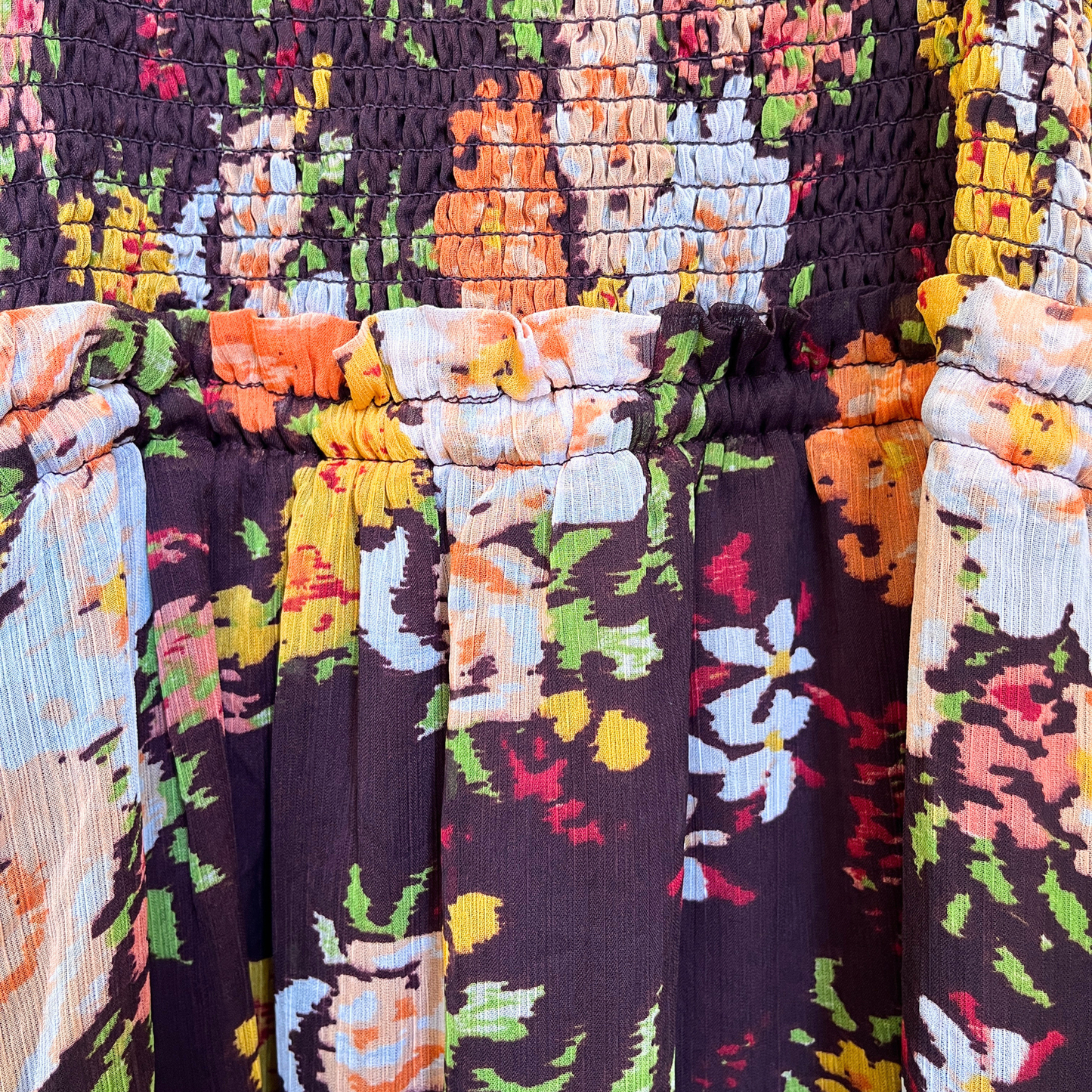 Noir Bloom – Black Floral Luxe Dress