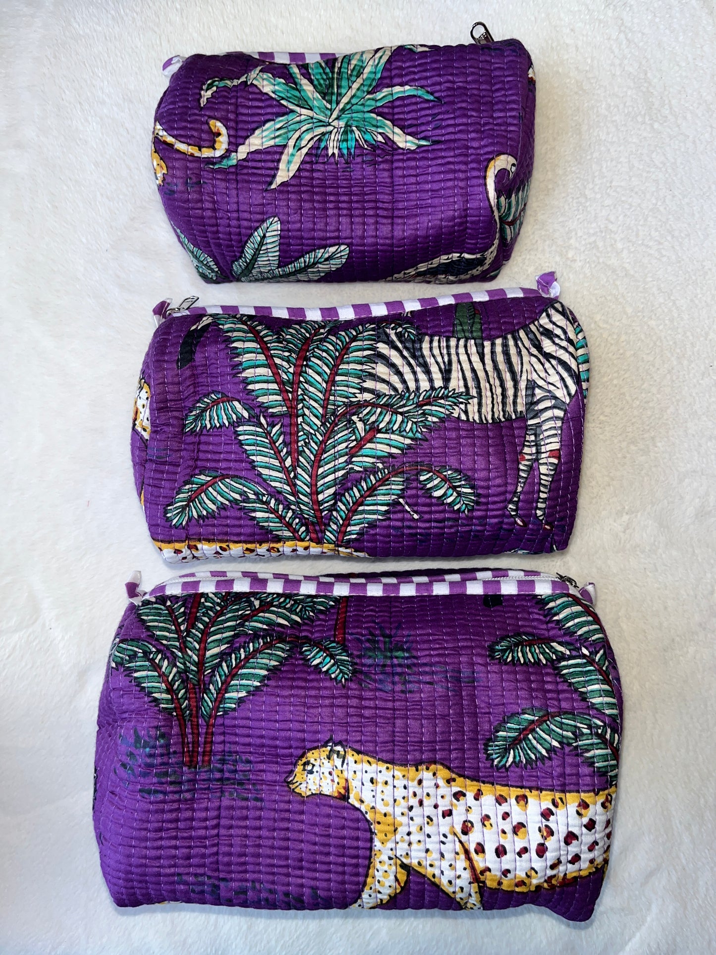 Purple Safari – Utility Pouch Pack of 3