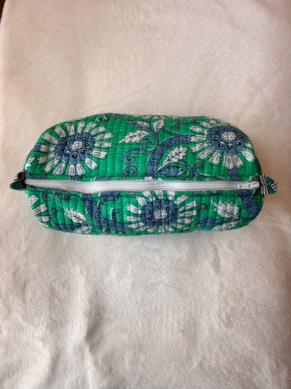 Green White Floral – Utility Pouch Pack of 3