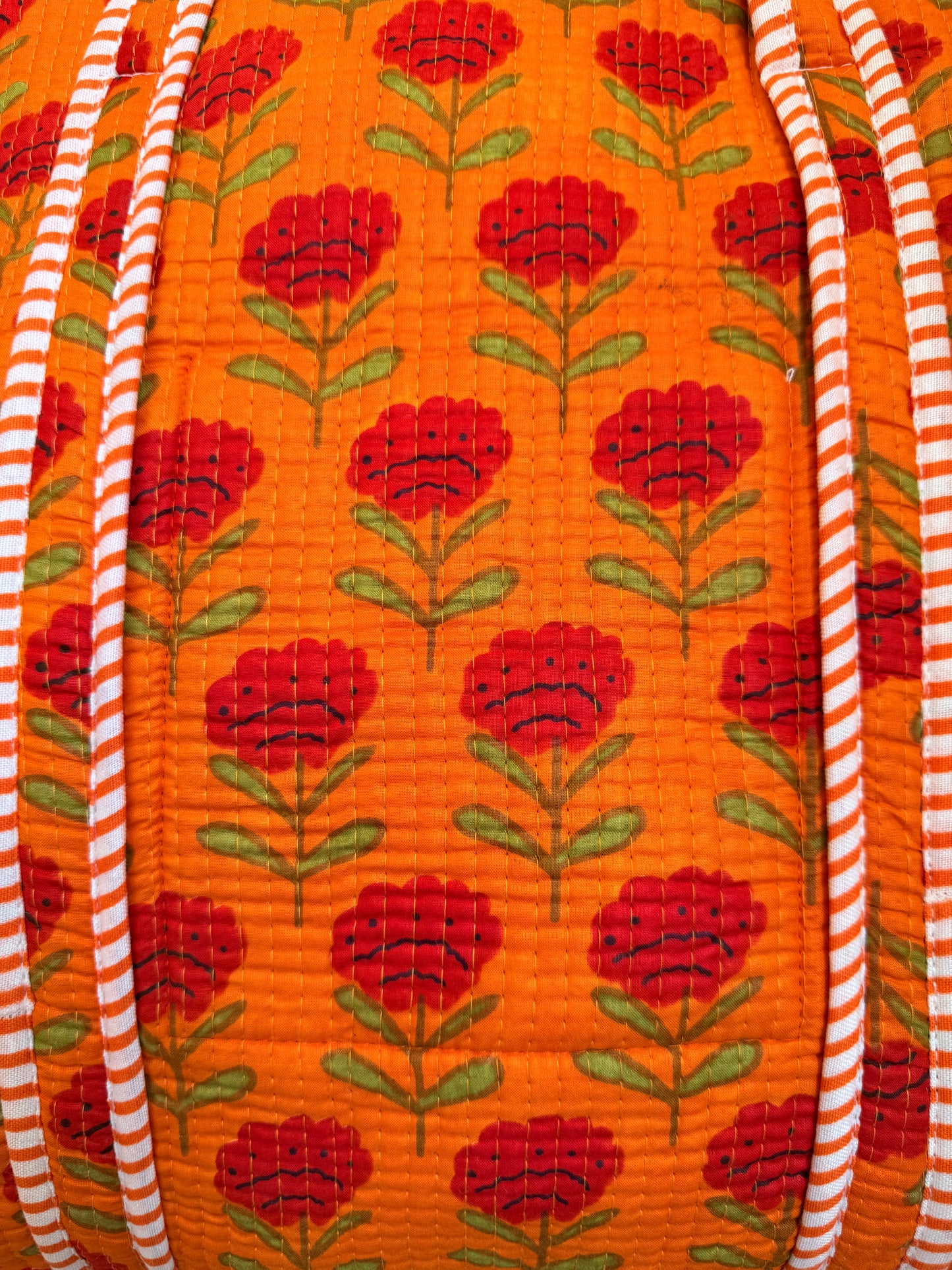 Sunset Orange Bloom – Muse Tote Bag 16X16
