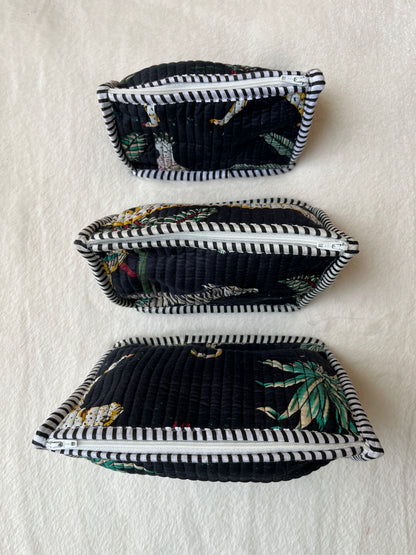 Black Safari Pyramid – Utility Pouch Pack of 3