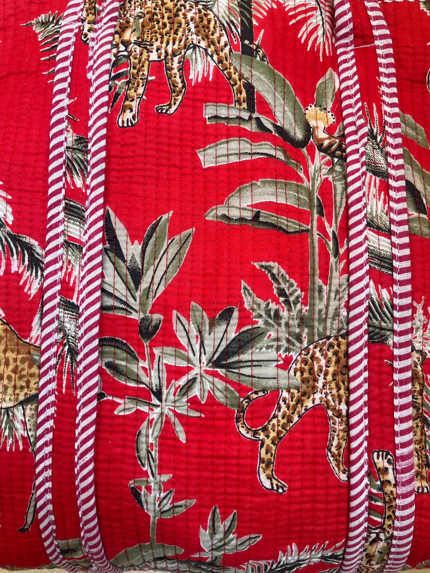Crimson Red Jungle – Muse Tote Bag 16X16