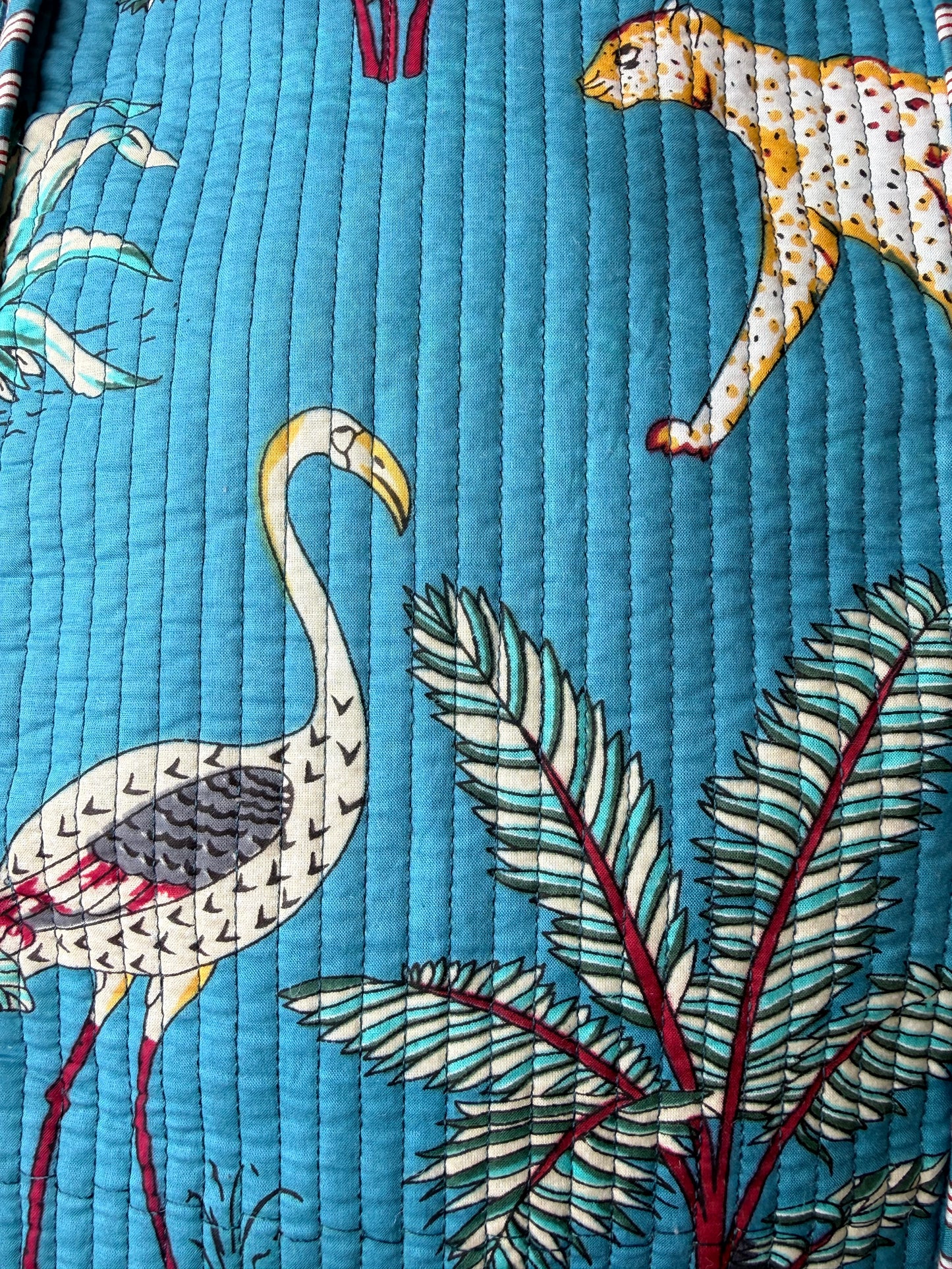 Teal Safari – Wander Tote Bag 18x18