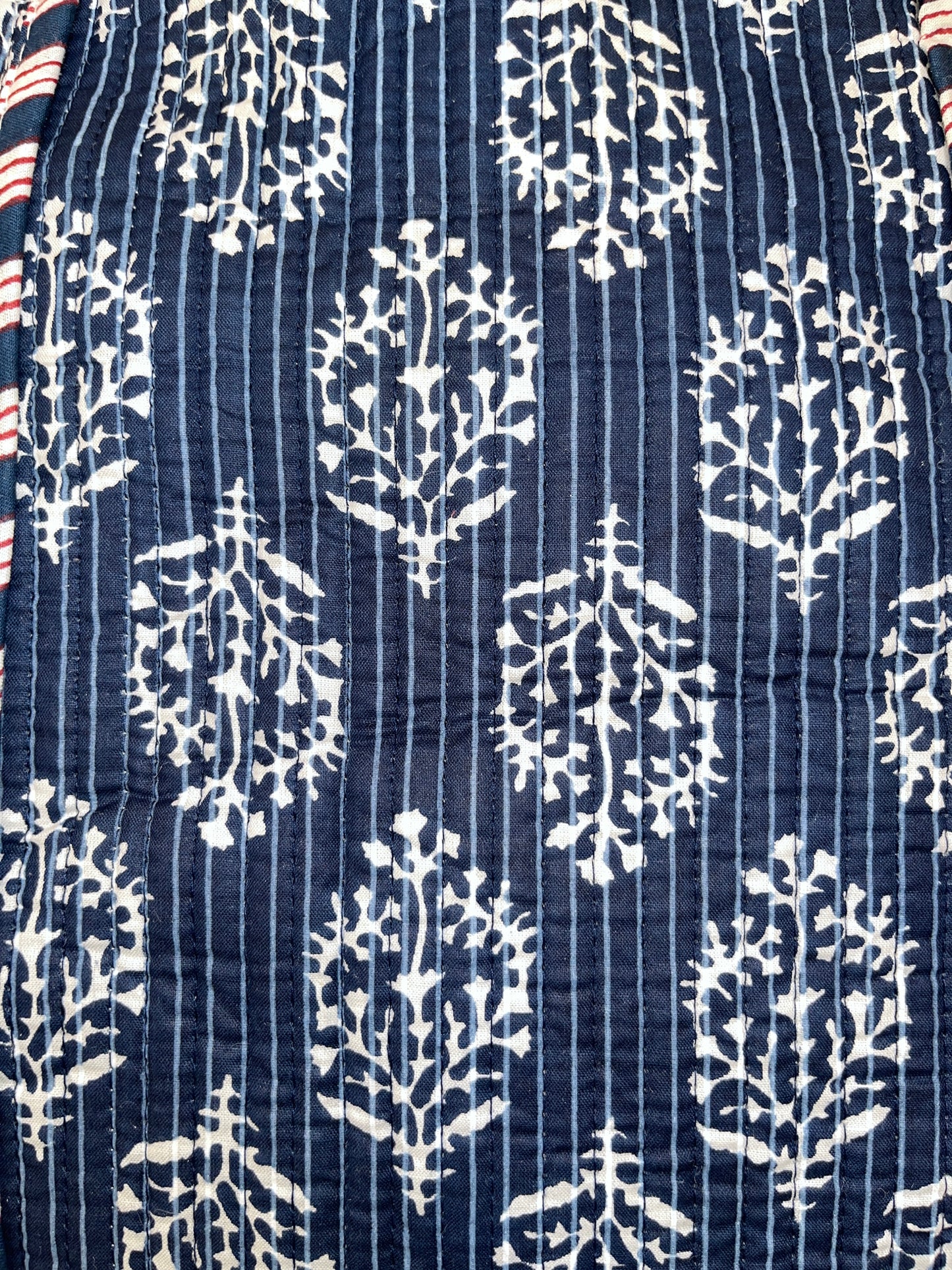 Blue Floral-2 – Tote & 3 Pouch Set