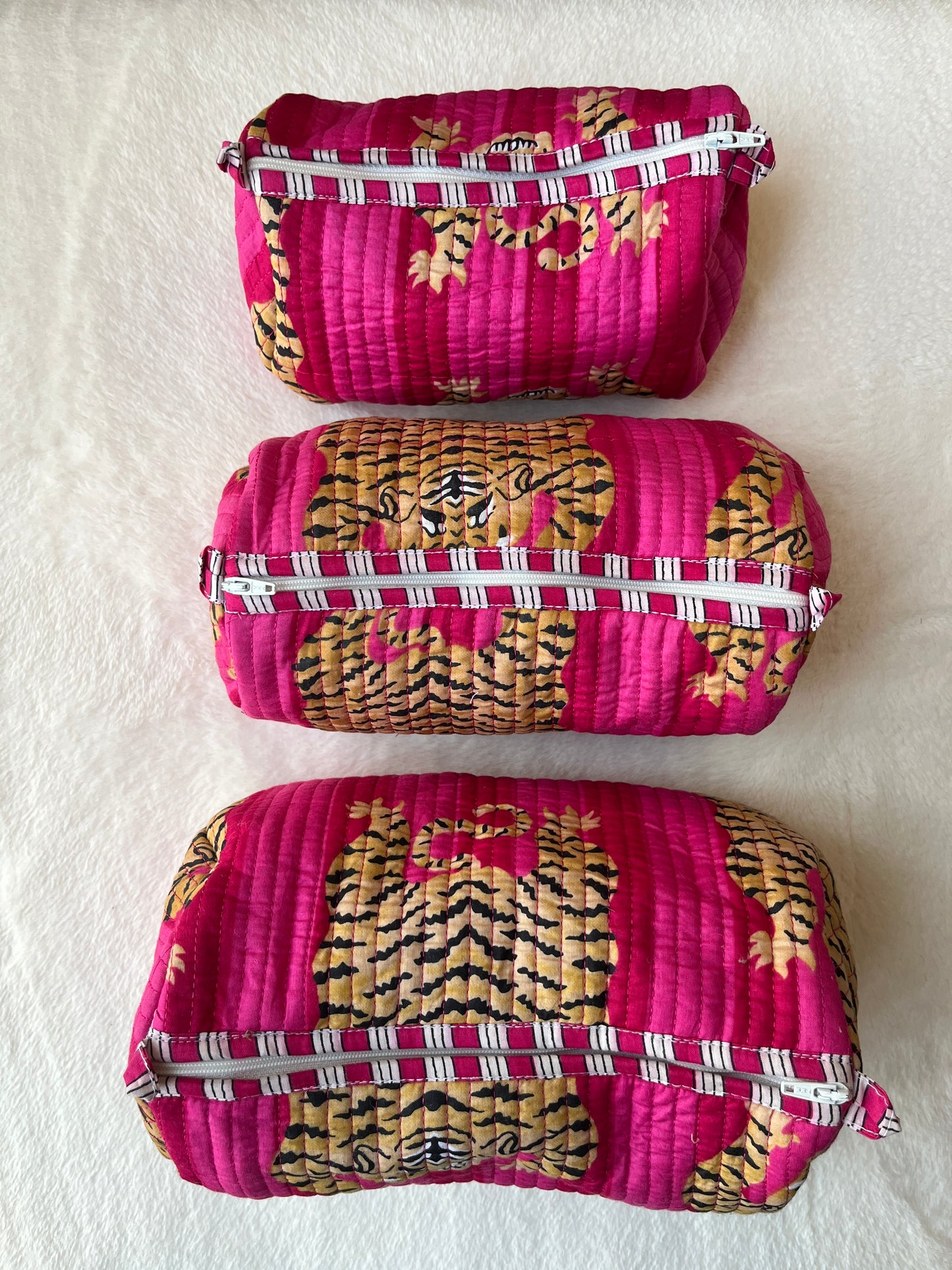 Pink Tiger – Utility Pouch Pack of 3