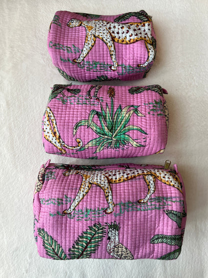 Pink Safari – Utility Pouch Pack of 3
