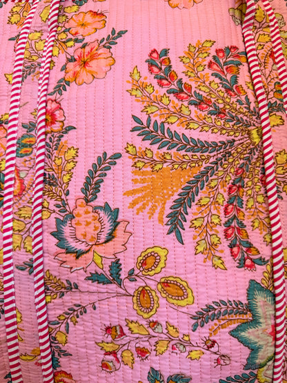 Pink Floral-2 – Wander Tote Bag 18x18