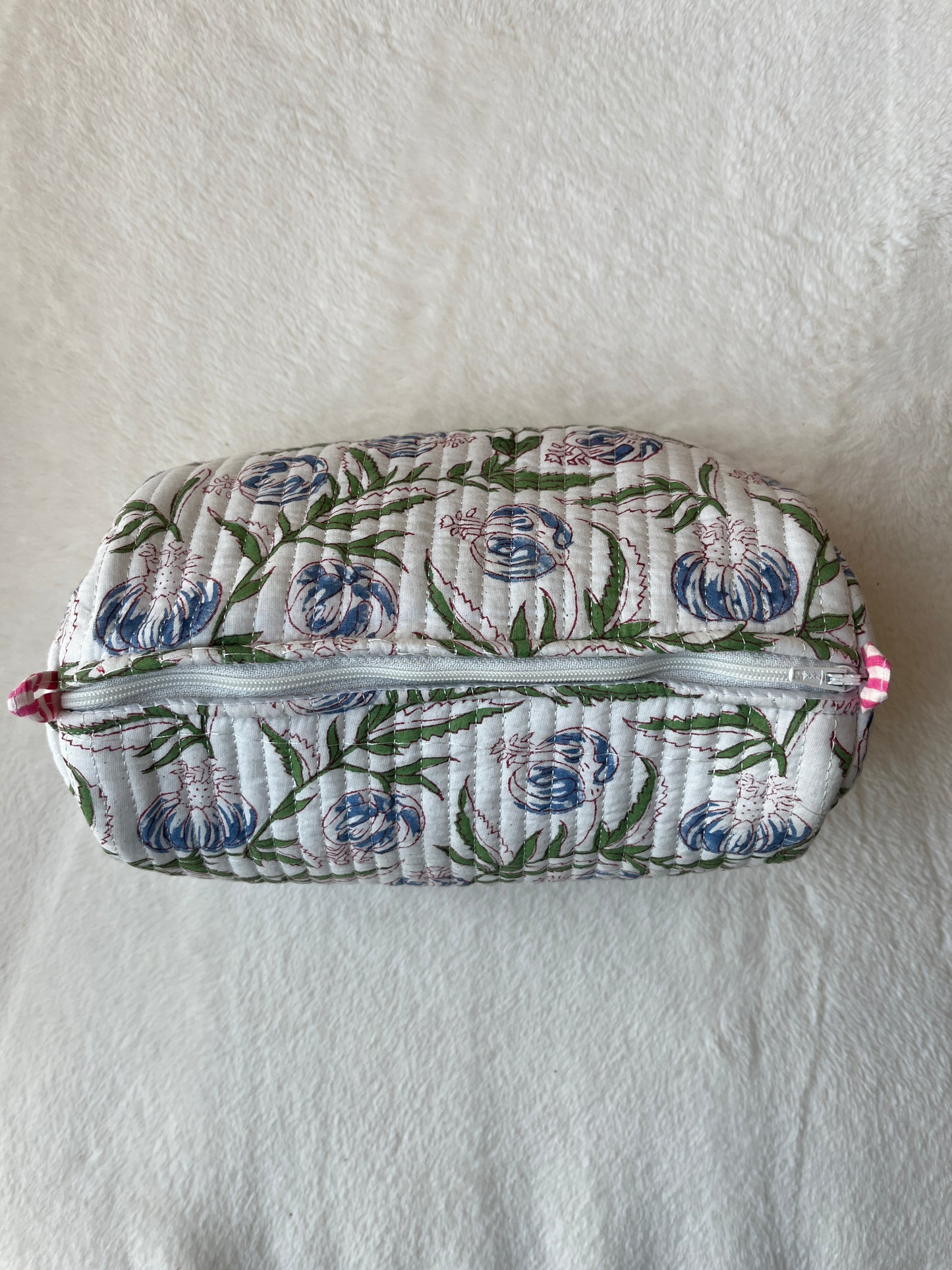 White Green floral – Utility Pouch Pack of 3