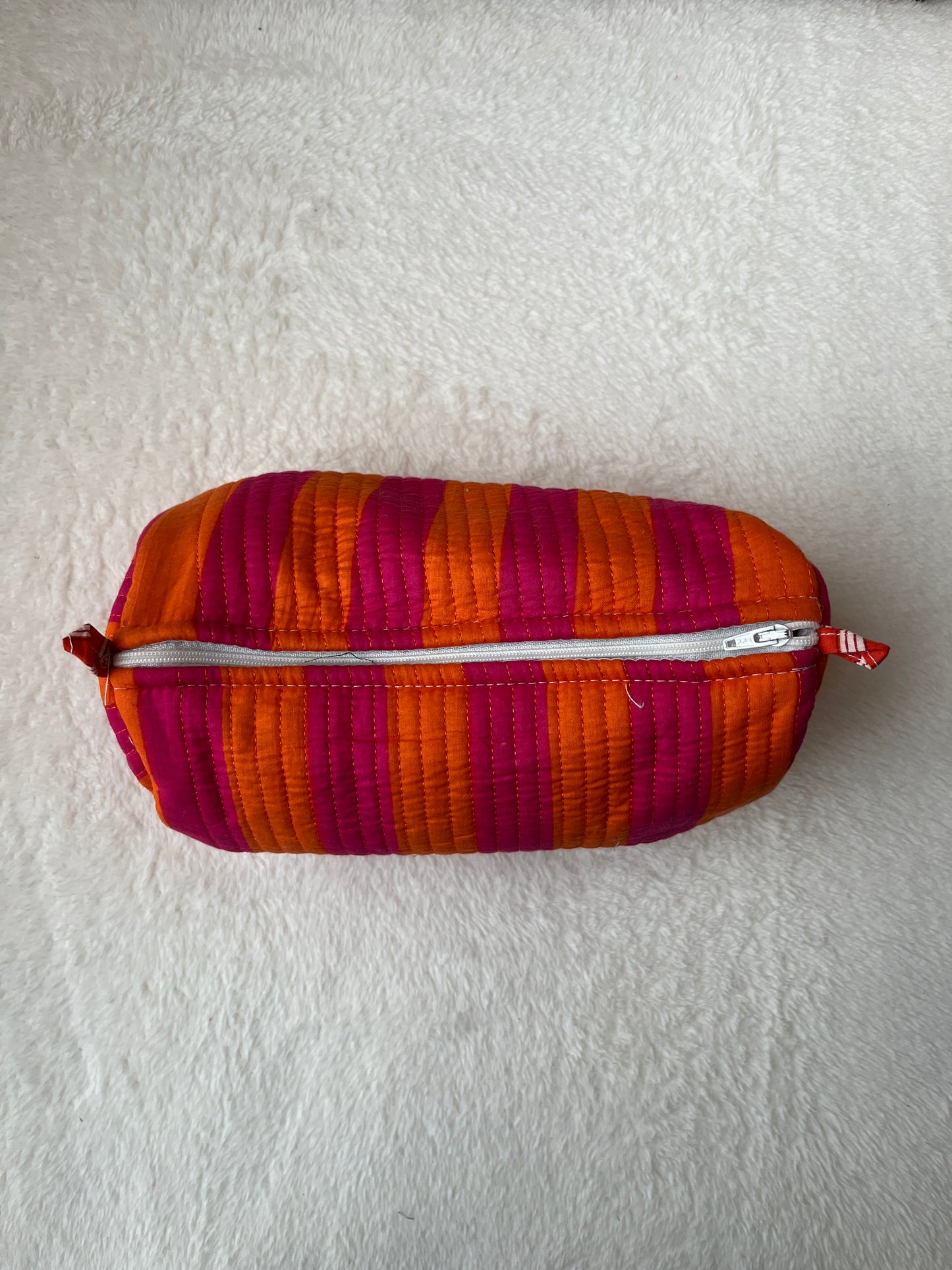 Orange Pink Stripes – Utility Pouch Pack of 3