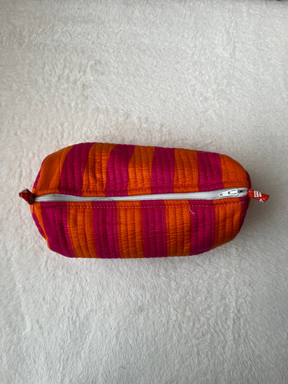 Orange Pink Stripes – Utility Pouch Pack of 3