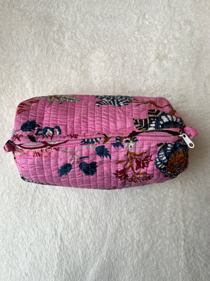 Pink Floral – Utility Pouch Pack of 3