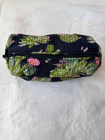 Black Floral-3– Utility Pouch Pack of 3