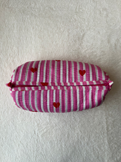 Pink hearts – Utility Pouch Pack of 3