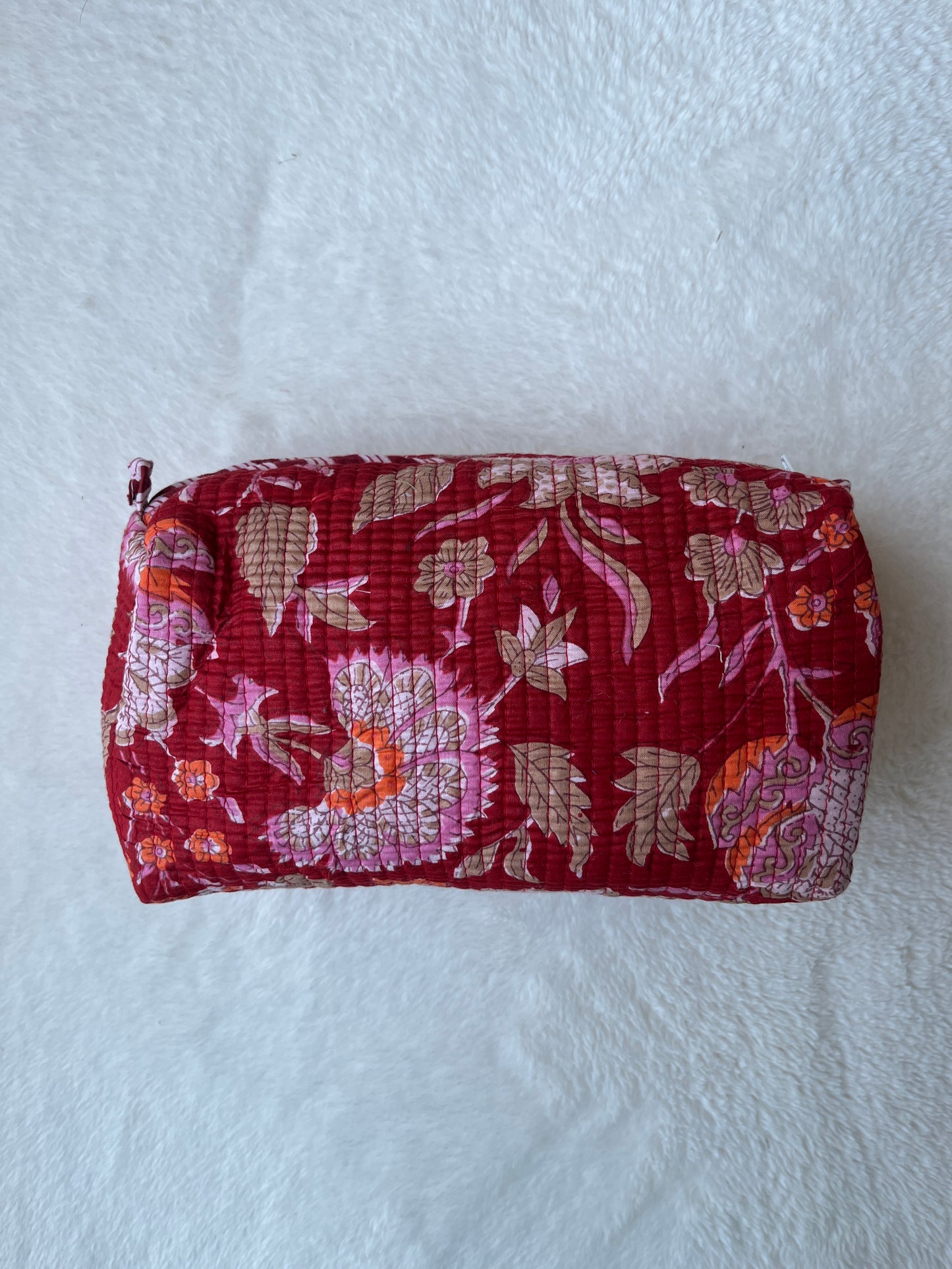 Red Floral – Tote & 3 Pouch Set