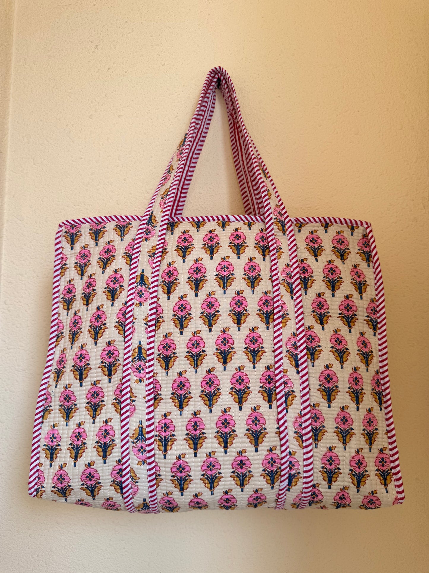 Blush Pink Meadow – Muse Tote Bag 16X16