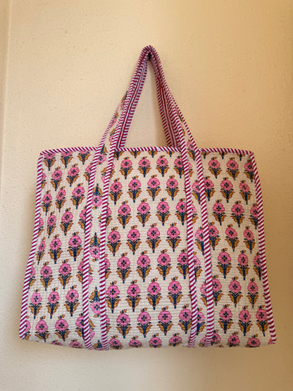 Blush Pink Meadow – Muse Tote Bag 16X16