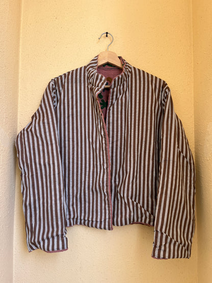 Women's Cotter Suzani Reversible Jacket – Artistic Embroidered Statement Jacket