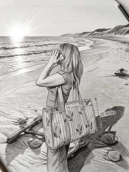 Lobster Coast - Tote & 3 Pouch Set 19X15