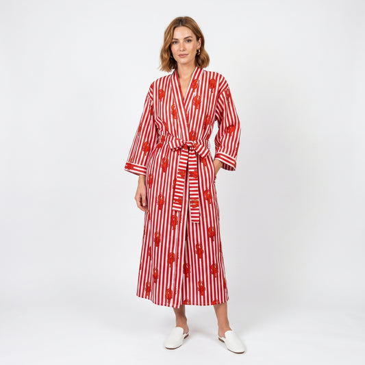 Lobster Coast – Women’s Cotton Kimono