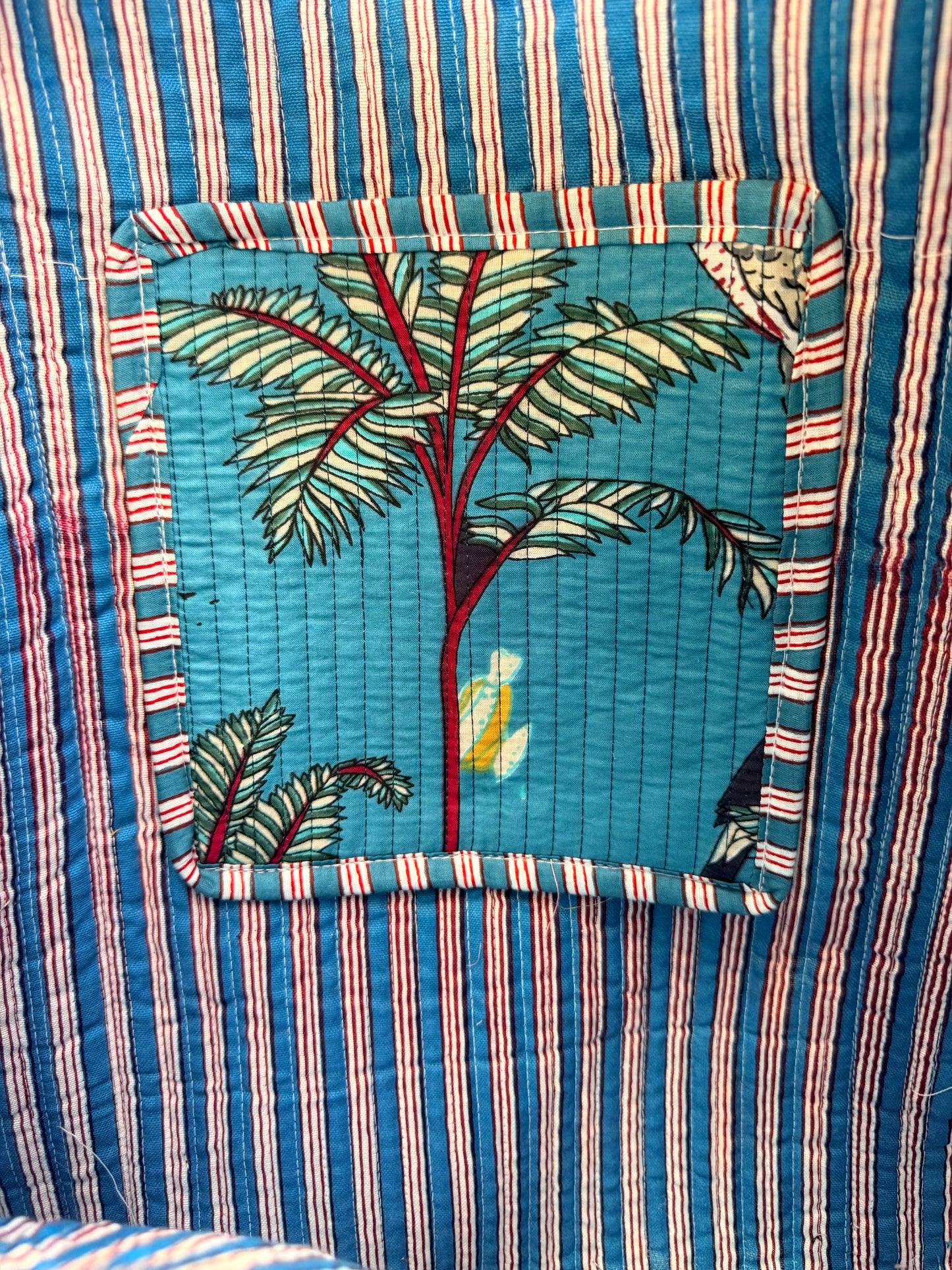 Teal Safari – Wander Tote Bag 18x18