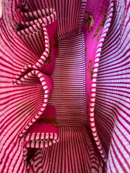 Cute Pink Tiger – Hair Styler Travel bag