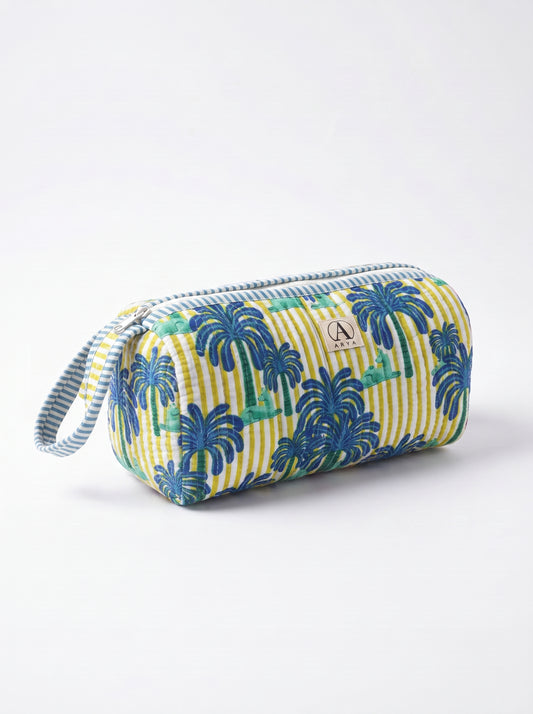 Yellow Palm Tree – Hair Styler Travel bag