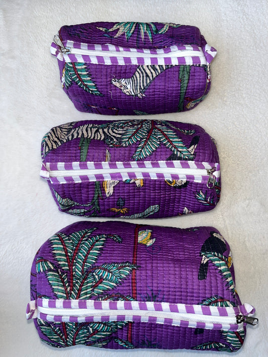 Purple Safari – Utility Pouch Pack of 3