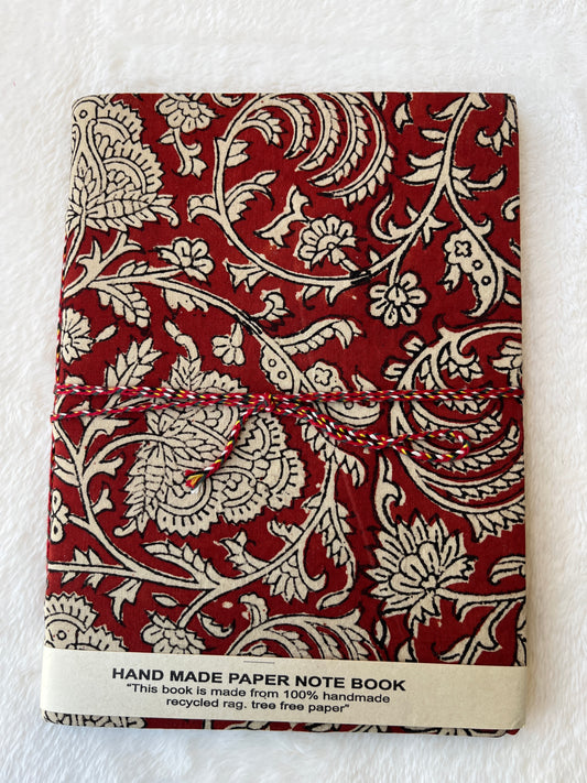 Red Floral – Handcrafted Journal