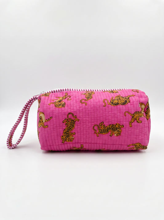 Cute Pink Tiger – Hair Styler Travel bag