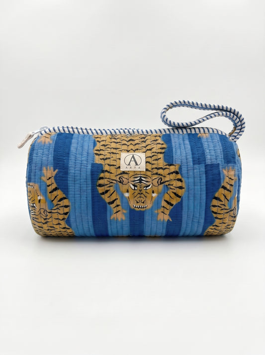 Blue Stripes Tibetan Tiger – Hair Styler Travel bag