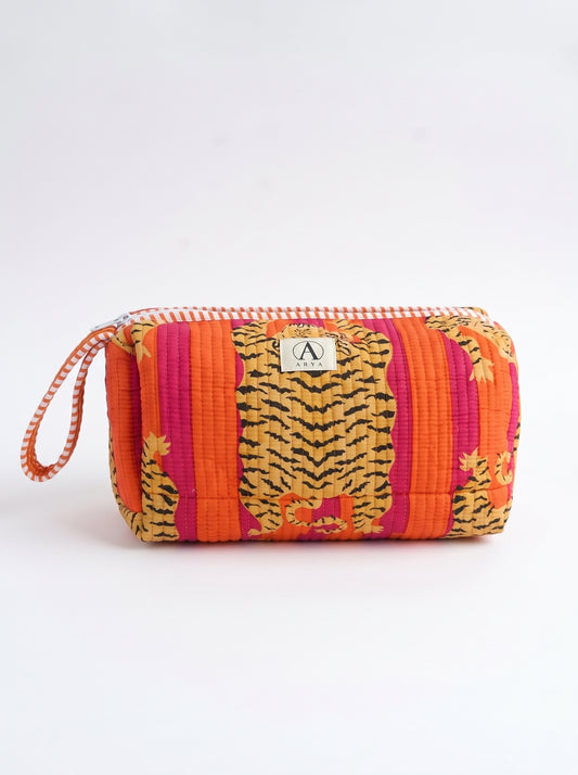 Tango Orange Stripes Tibetan Tiger – Hair Styler Travel bag