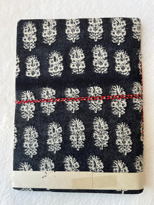 Midnight Black Blossom – Handcrafted Journal