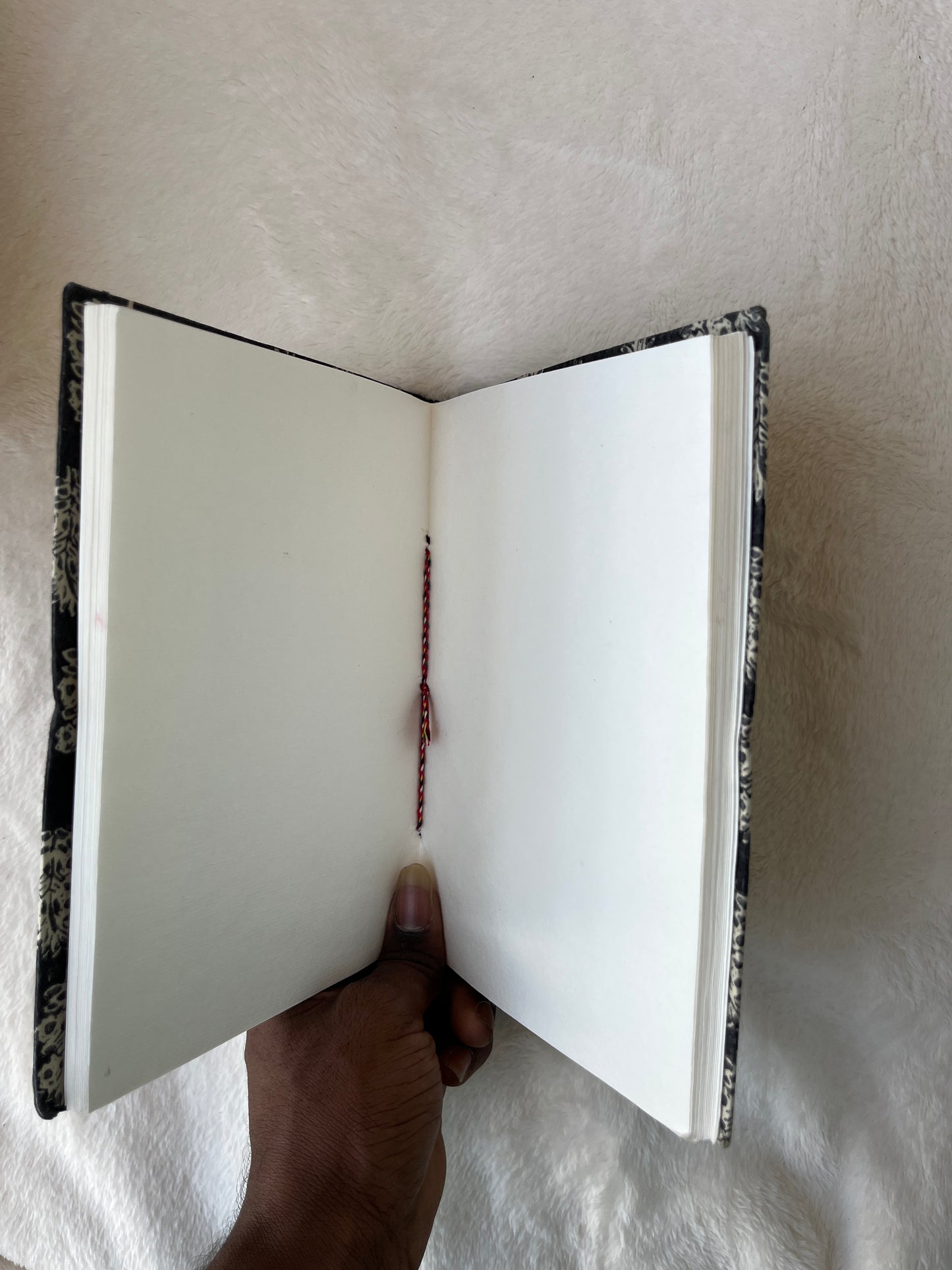 Green pink floral – Handcrafted Journal