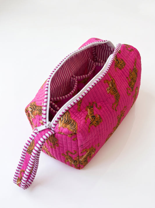 Cute Pink Tiger – Hair Styler Travel bag