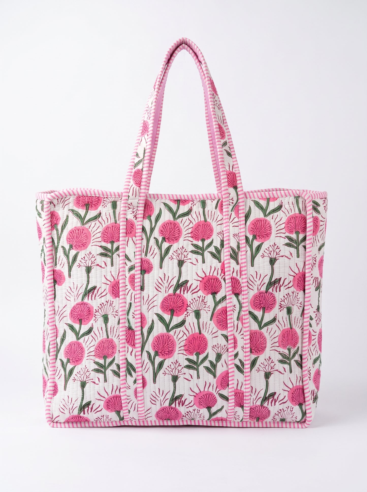Cute Pink Floral – Wander Tote Bag 18x18
