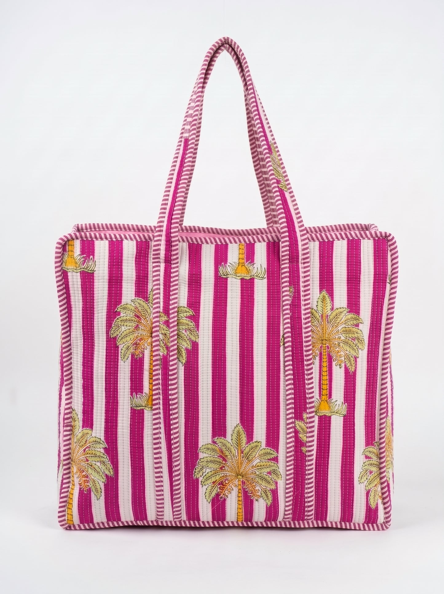 Pink Palm Chimes – Wander Tote Bag 18x18
