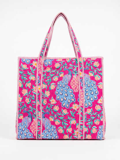 Pink Garden Charm – Wander Tote Bag 18x18