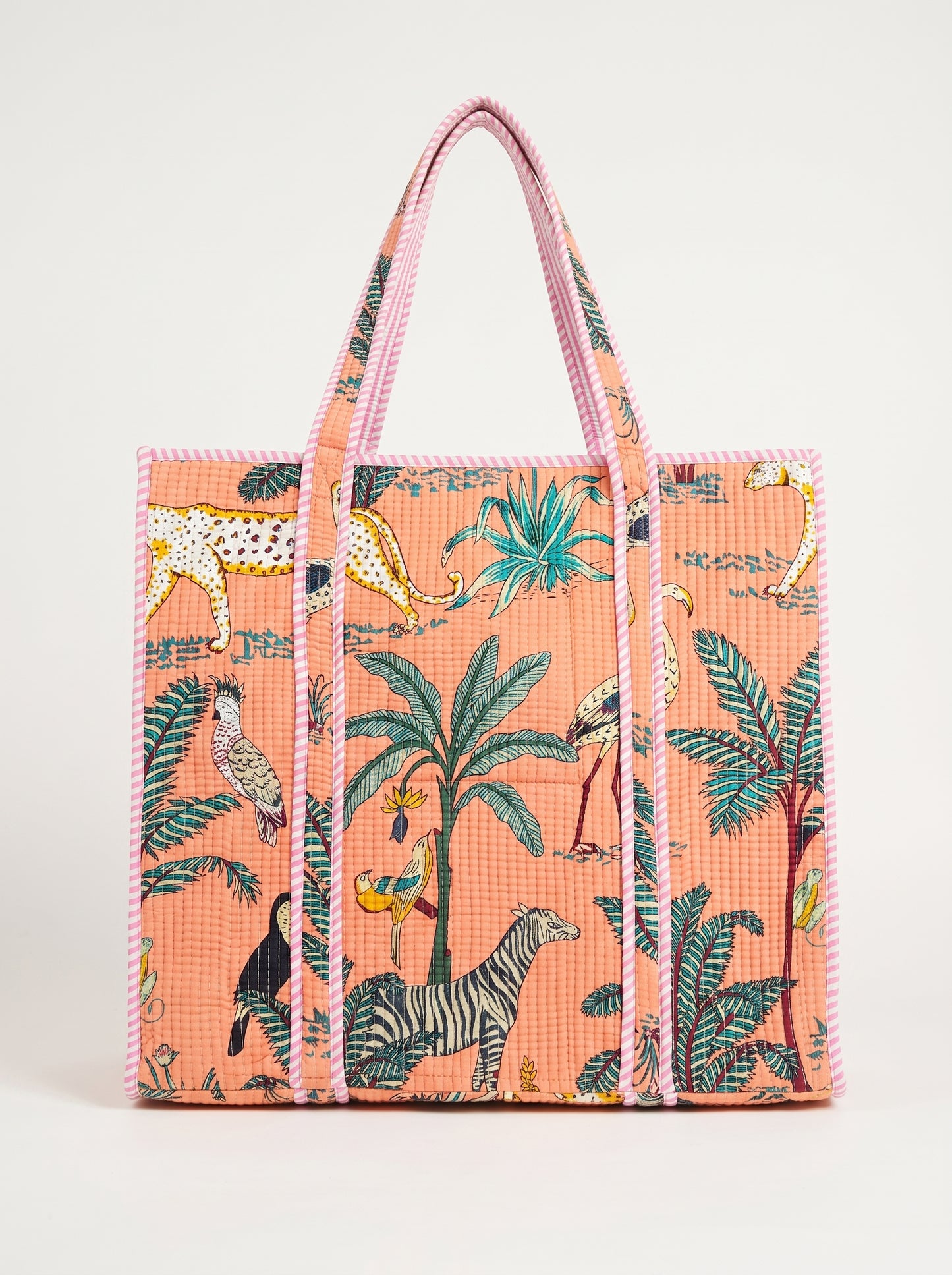 Peach Safari  – Wander Tote Bag 18x18
