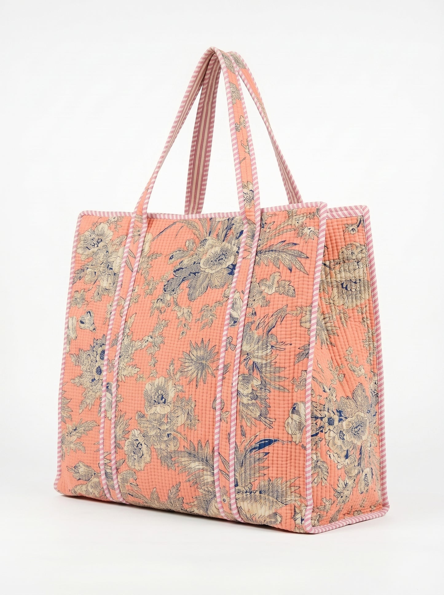 Blush Bloom – Wander Tote Bag 18x18